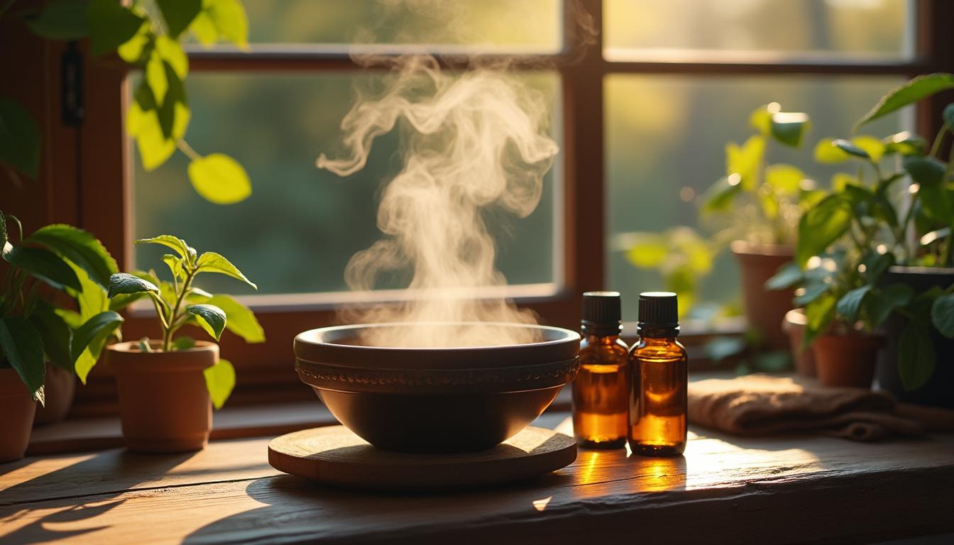 découvrez comment utiliser les huiles essentielles pour soulager efficacement les symptômes de la sinusite et retrouver un confort respiratoire naturel.