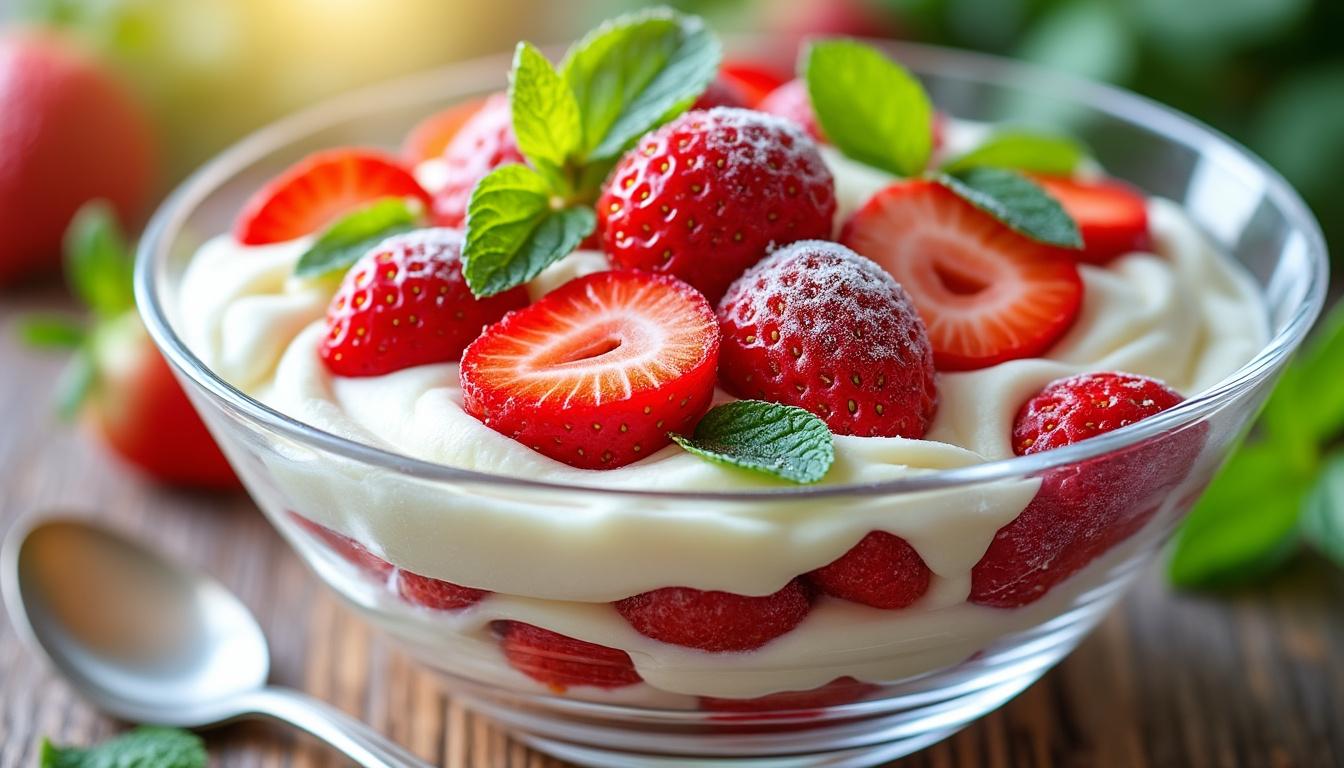 découvrez une recette facile et délicieuse de dessert aux fraises et mascarpone, parfaite pour toutes les occasions et gourmands de fraîcheur.