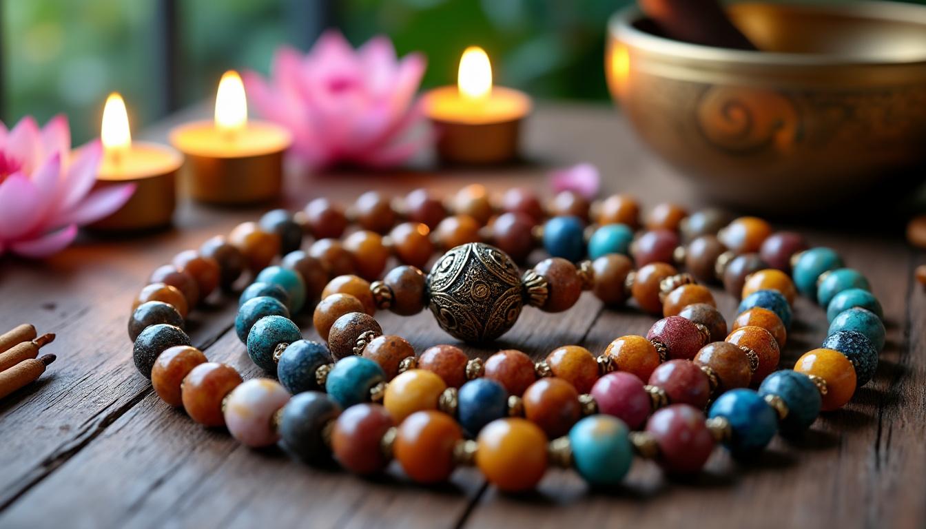 découvrez notre guide complet pour choisir et utiliser un mala, ce bijou spirituel aux multiples bienfaits, symbole de méditation et de sérénité.