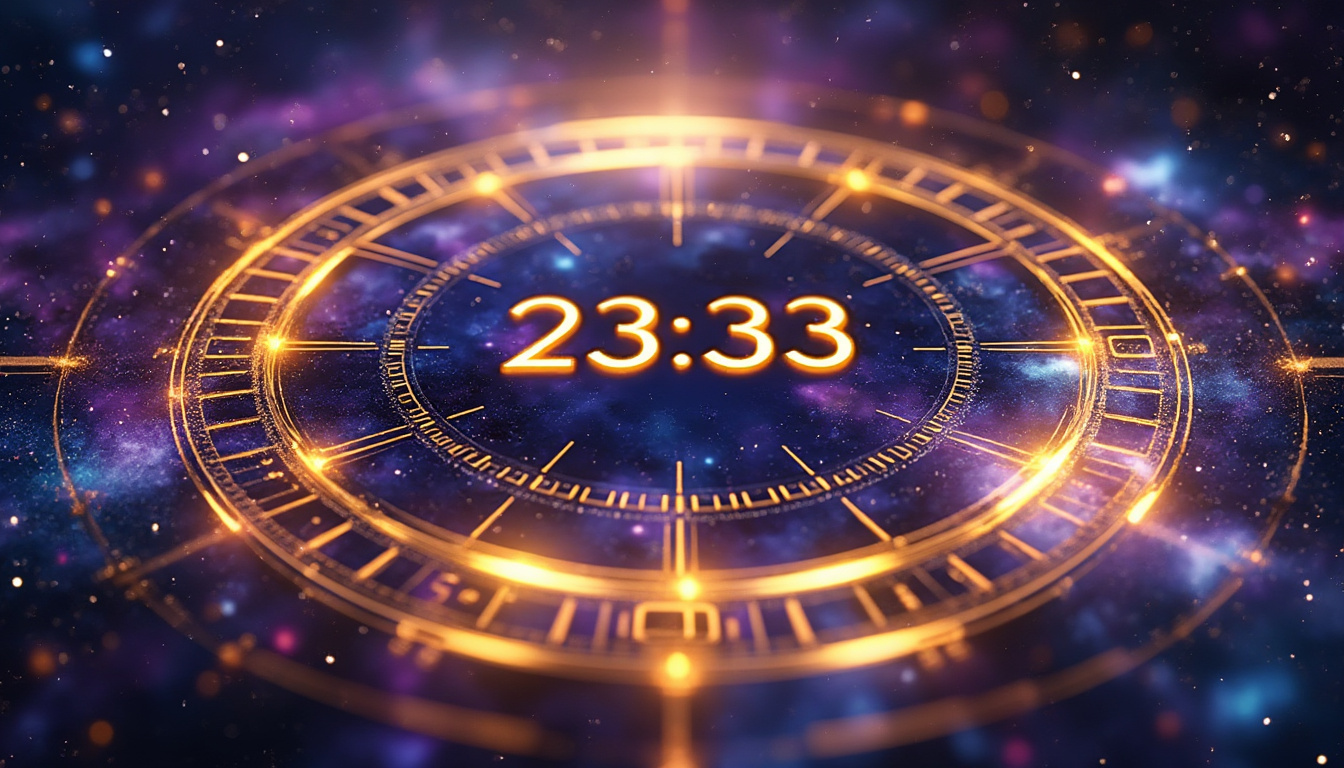 découvrez la signification de l'heure miroir 23h33 et ce qu'elle révèle sur votre vie, vos émotions et vos messages de l'univers.