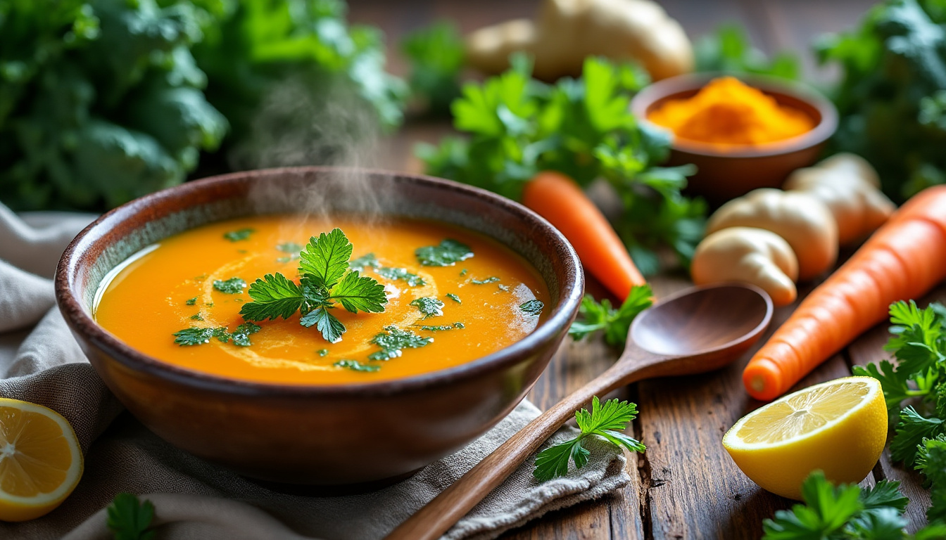découvrez nos recettes simples de soupes détox pour purifier votre organisme et retrouver vitalité et bien-être au quotidien.