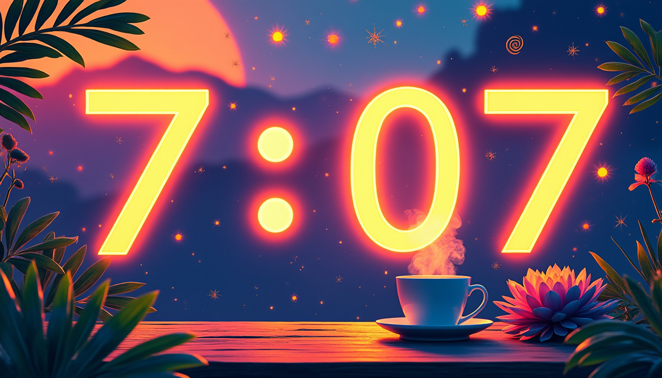 explorez la signification de 7h07 et découvrez comment ce chiffre peut influencer positivement votre vie quotidienne.