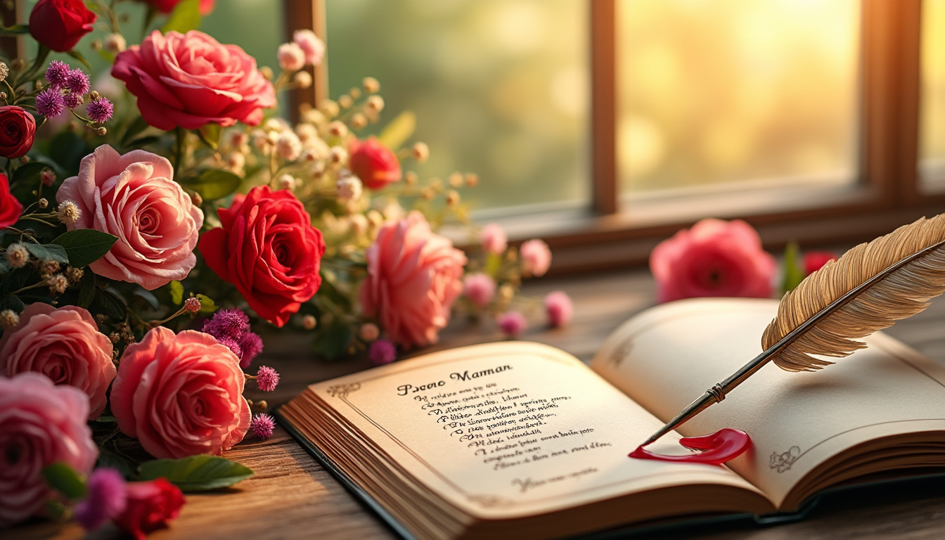découvrez des poèmes pour maman et trouvez des idées et conseils inspirants pour exprimer tout votre amour avec des mots touchants.