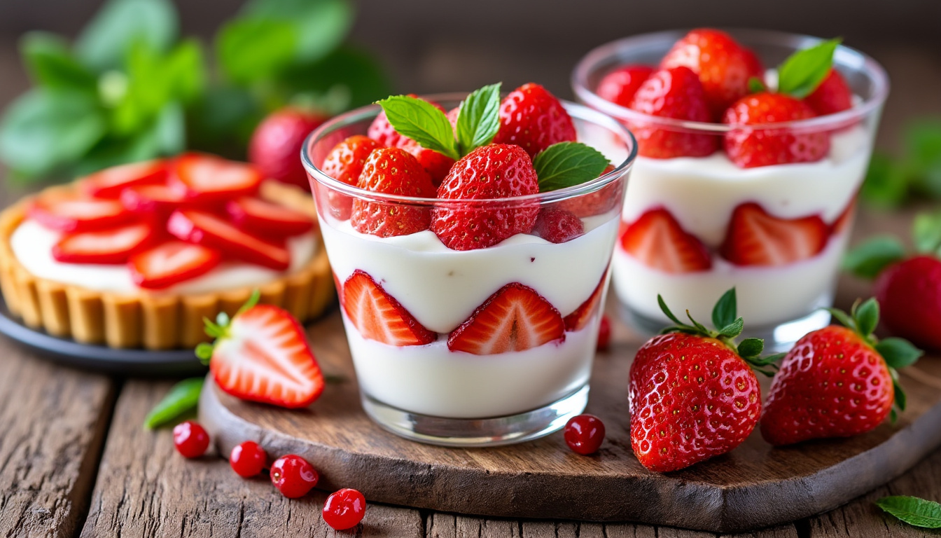 découvrez des idées gourmandes et faciles à réaliser de desserts à base de fraises et mascarpone pour régaler vos papilles.