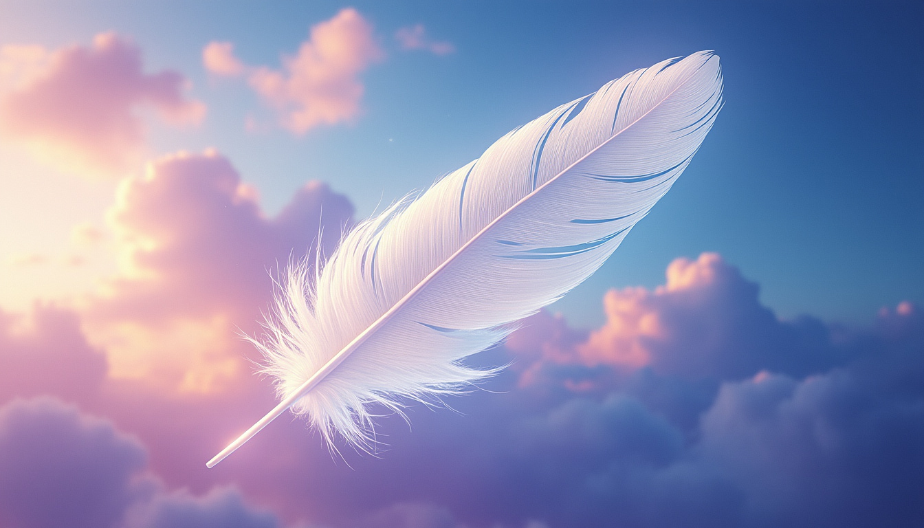 découvrez la signification de la plume blanche, un puissant symbole de paix et d'espoir à travers les cultures et les époques.