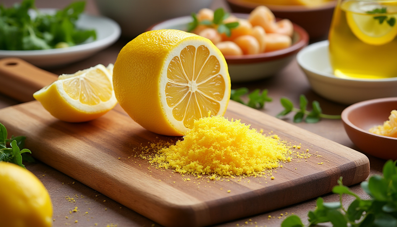 découvrez tout sur le zeste de citron : ses bienfaits, ses saveurs et comment l'utiliser pour sublimer vos recettes en cuisine.